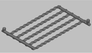 Κρύο πιάτο σχεδιαγραμμάτων μπαταριών δροσίζοντας εξωθημένο αλουμίνιο για τη BEV με το ψυκτικό μέσο