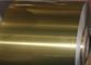 Εποξικό χρυσό χρώμα που ντύνει τη βιομηχανική σπείρα φύλλων αλουμινίου αλουμινίου για το κλιματιστικό μηχάνημα