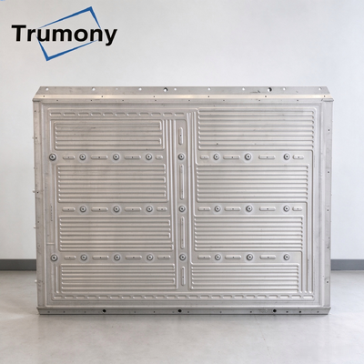 Ποιότητα Aluminum Battery Tray Bottom Enclosure 620x480x100mm Friction Stir Welded 24S Light EV Εργοστάσιο